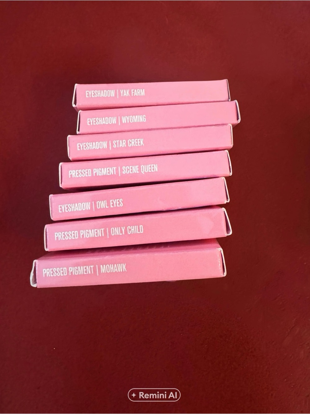 Jeffree Star Pink Eyeshadow & Pressed Pigment Set